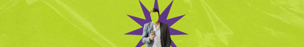 Empresas ainda confundem o que é growth marketing 1 Homem usando celular em arte sobre growth marketing da Surya